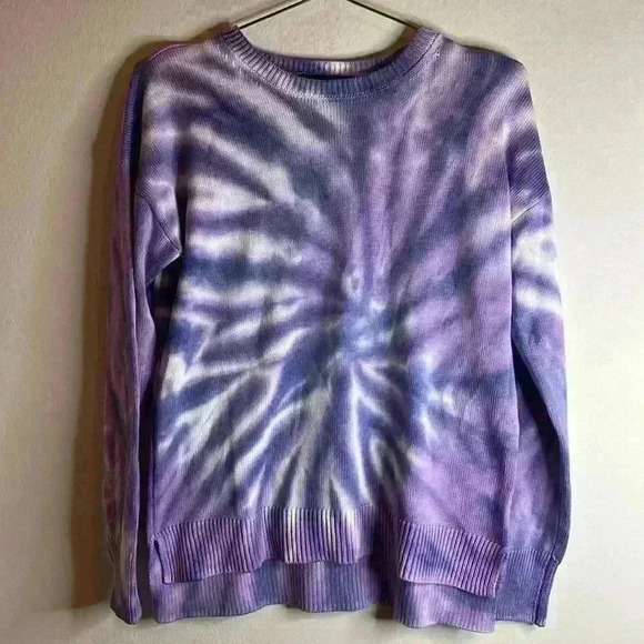 Tie Dye Small Design History Sweater - Picture 1 of 5